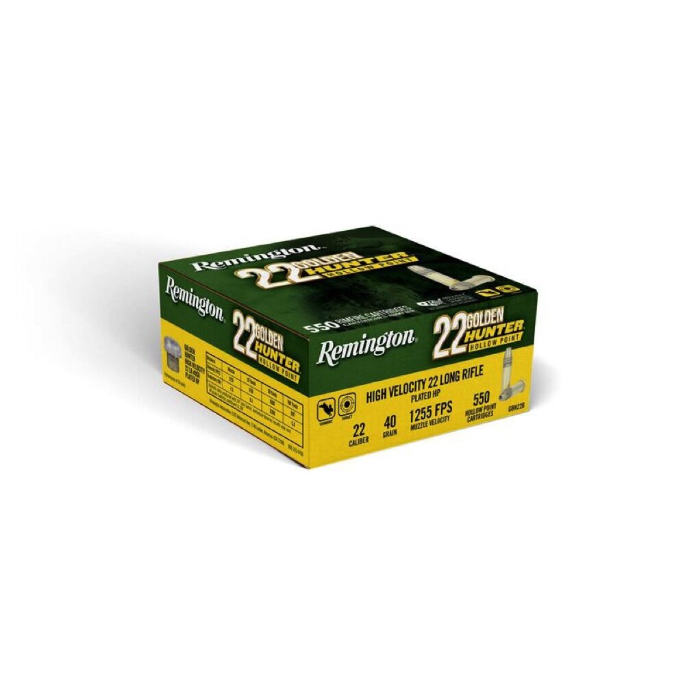 Remington Golden Hunter PHP 40grs .22lr 550 Schuss Kleinkaliber Munition