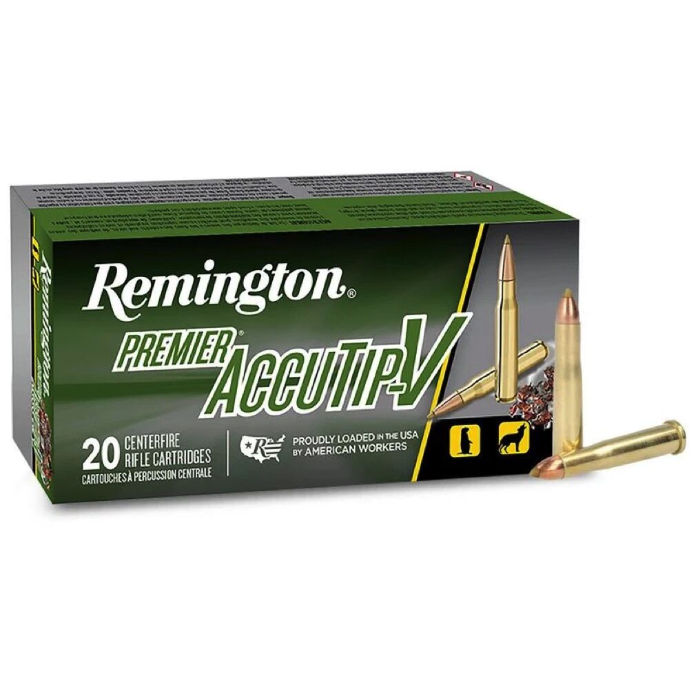 Remington Premier AccuTip-V 35grs .22Hornet 50 Schuss Kleinkaliber Munition