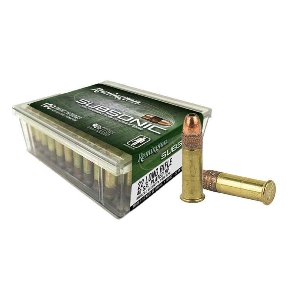 Remington Subsonic CPHP 40grs .22lr 100 Schuss Kleinkaliber Munition