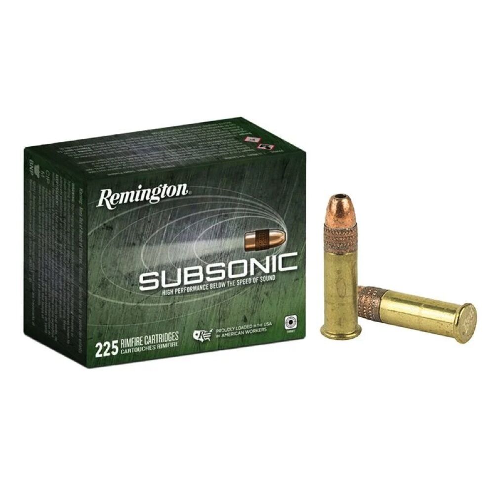 Remington Subsonic CPHP 40grs .22lr 225 Schuss Kleinkaliber Munition