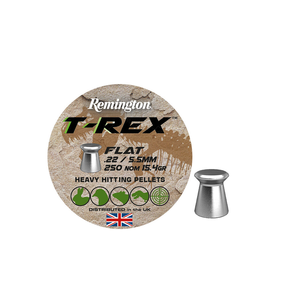 Remington T-Rex Flat Diabolos 5,5 mm (.22) 1,00 g / 15,4 grs 500 St�ck