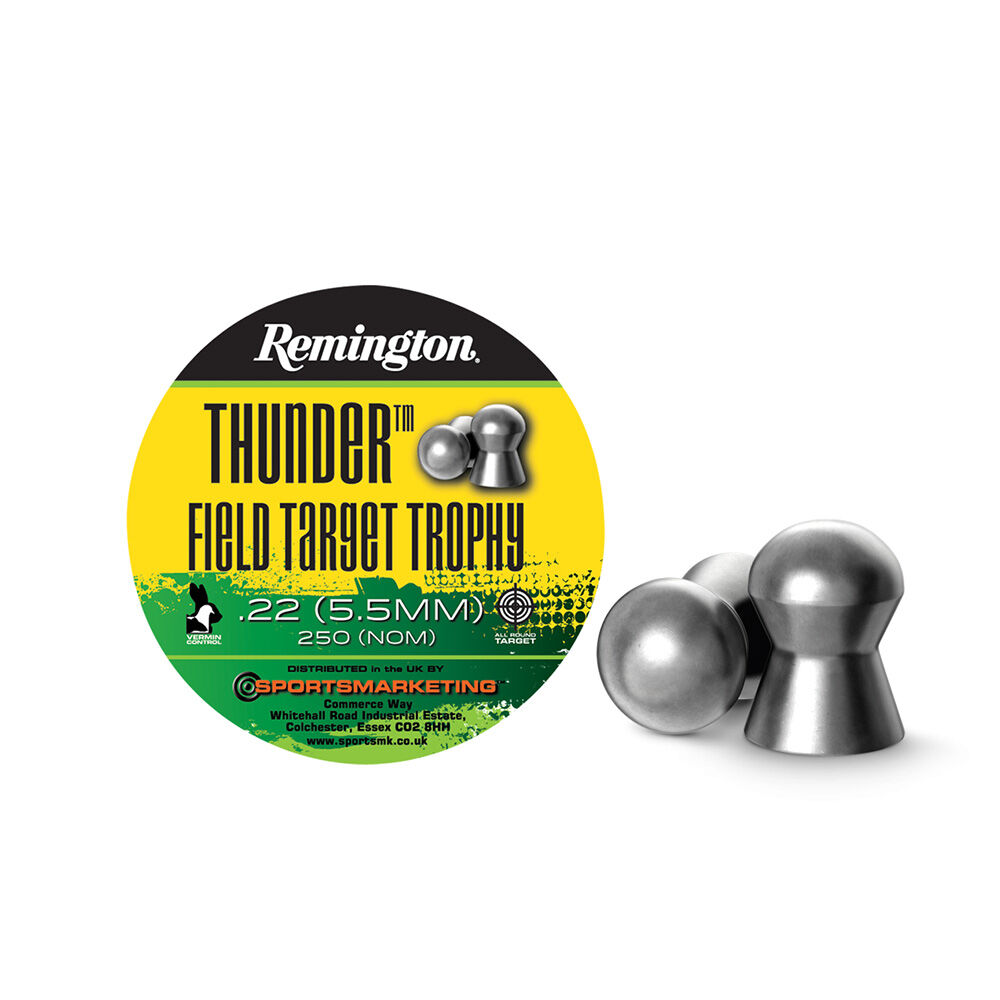 Remington Thunder Field Target Trophy Diabolos 5,5 mm (.22) 0,95 g / 14,6 grs 250 St�ck