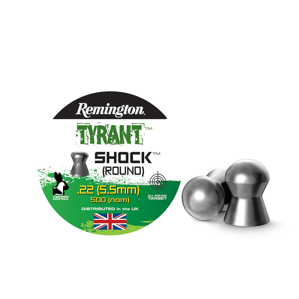 Remington Tyrant Shock Diabolos 5,5 mm (.22) 1,00 g / 15,5 grs 500 St�ck