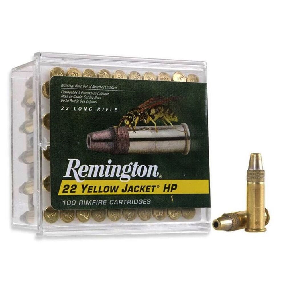 Remington Yellow Jacket PTCHS 33grs .22lr 100 Schuss Kleinkaliber Munition