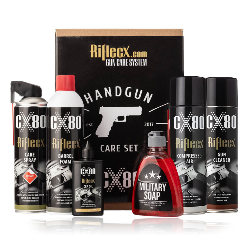 Rifle CX Handgun Set Reinigungsset Kurzwaffen 8-teilig