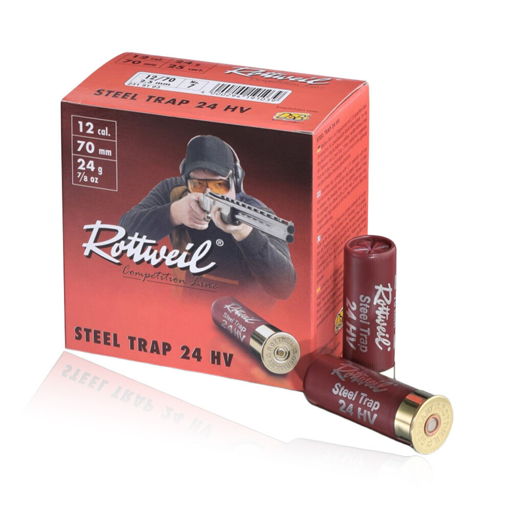 Rottweil Competition Special Steel Flintenmunition 24 g Kaliber 12/70 25 Schuss
