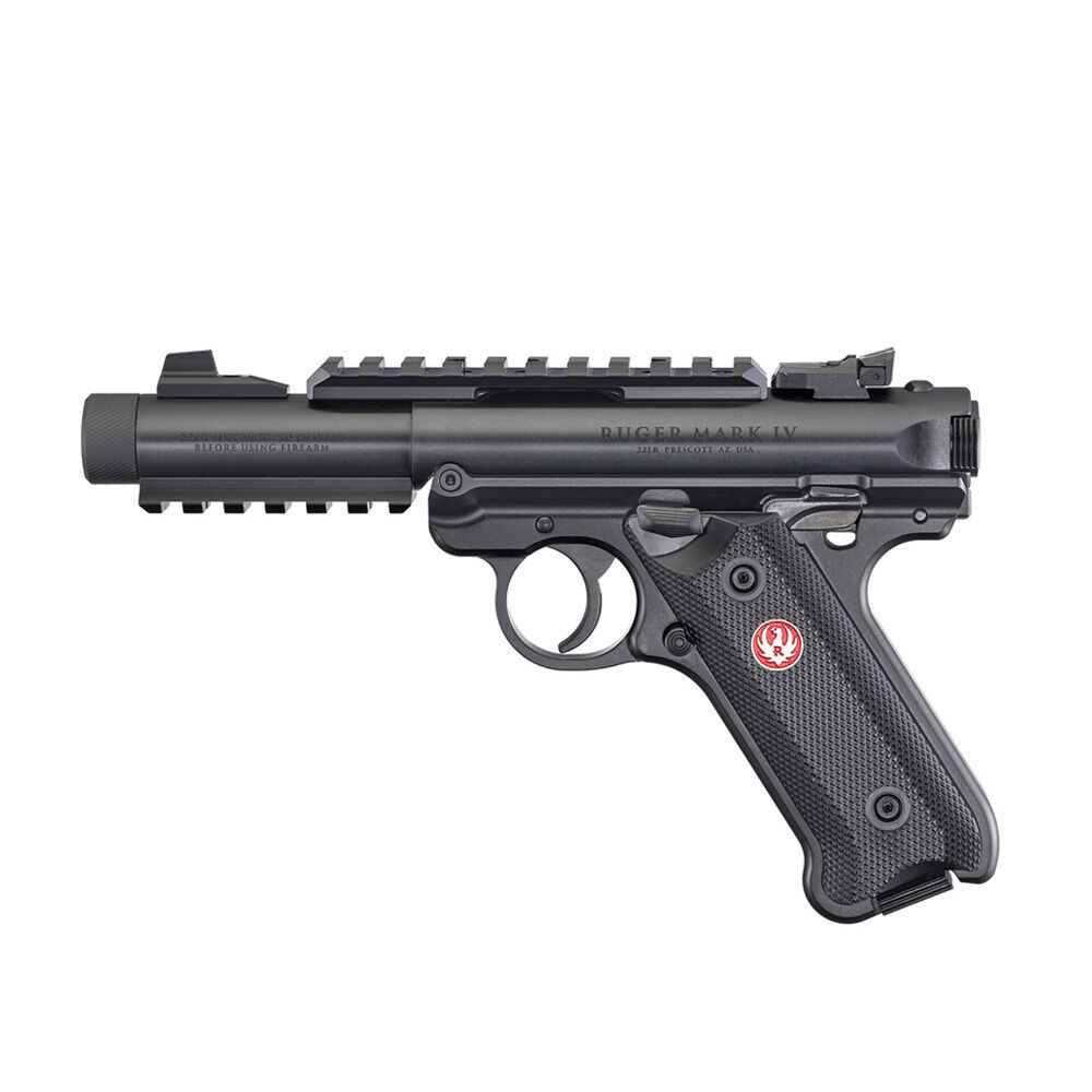 Ruger Mark IV Tactical Pistole Kaliber .22lr 10 Schuss Schwarz