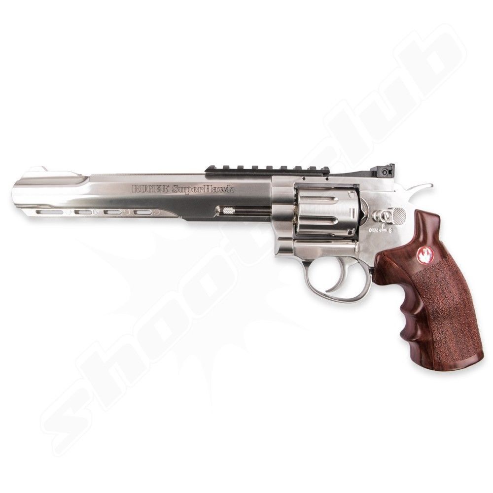 Ruger Super Hawk 8 CO2 Softair Revolver chrom - 6mm