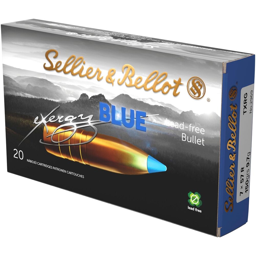 S&B TXRG tipped eXergy blue 7x57R 9,7g / 150grs. - 20 Stk