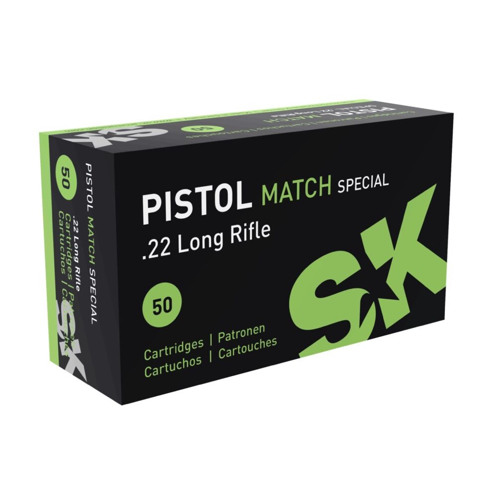 SK Pistol Match Special Kal. .22 - 50 Stk. Randfeuerpatronen