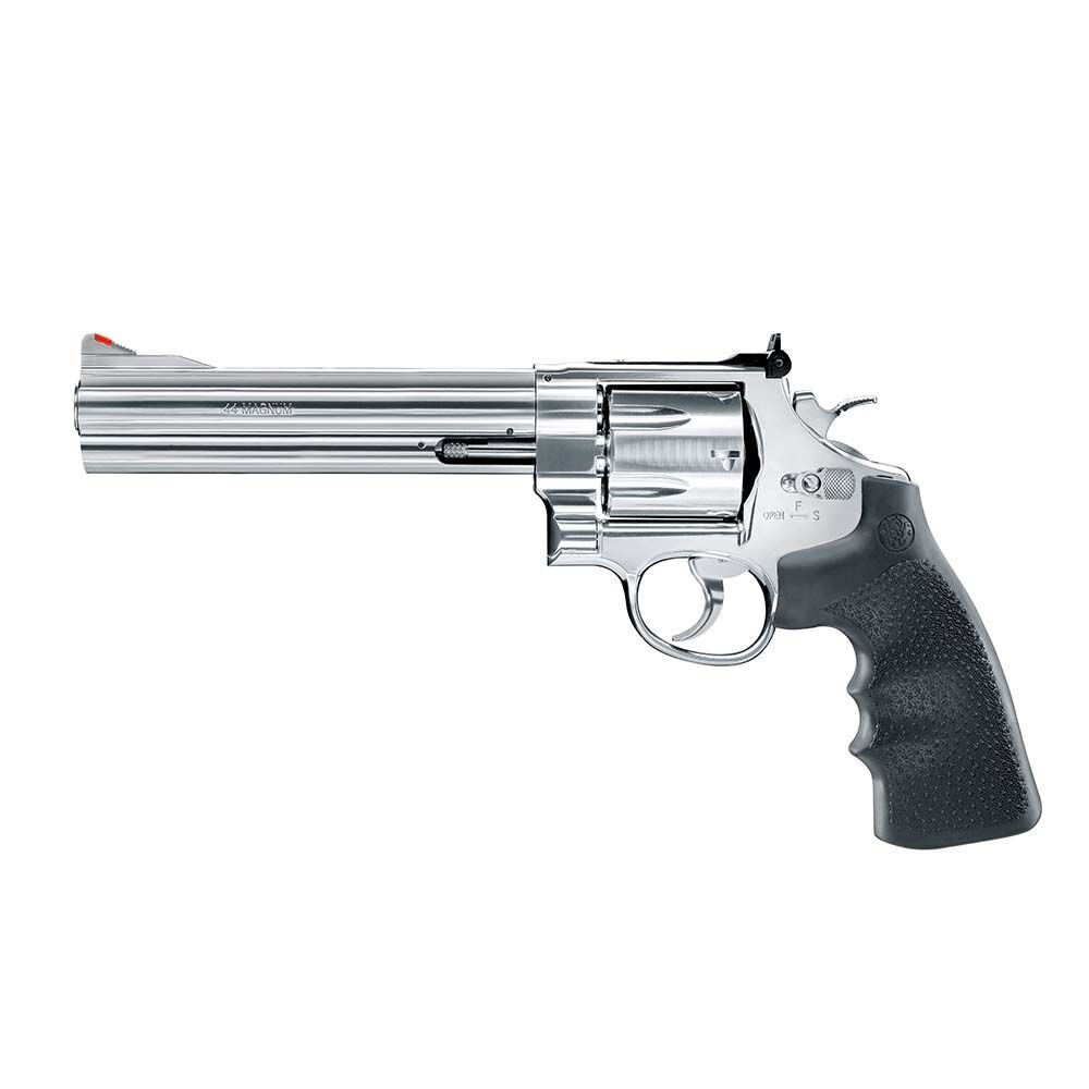 S&W 629 Co2 Revolver 6,5 Zoll Vollmetall .4,5mm Diabolo Steel Finish