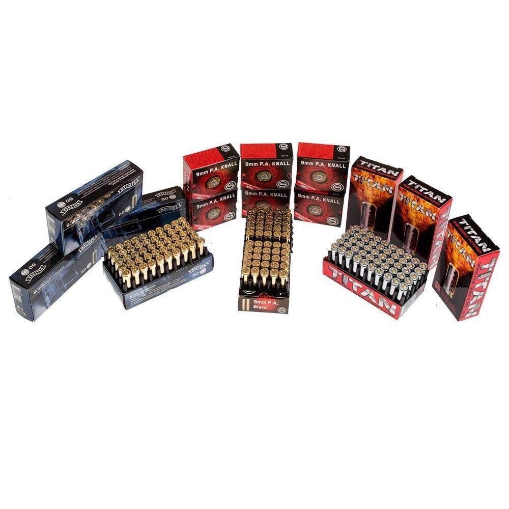 Schreckschuss-Set Silvester im Kaliber 9mm P.A.Knall