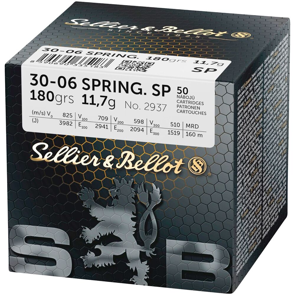Sellier & Bellot .30 - 06 SP Springfield Teilmantel - 11,7g, 180 grs - 50 Stk.