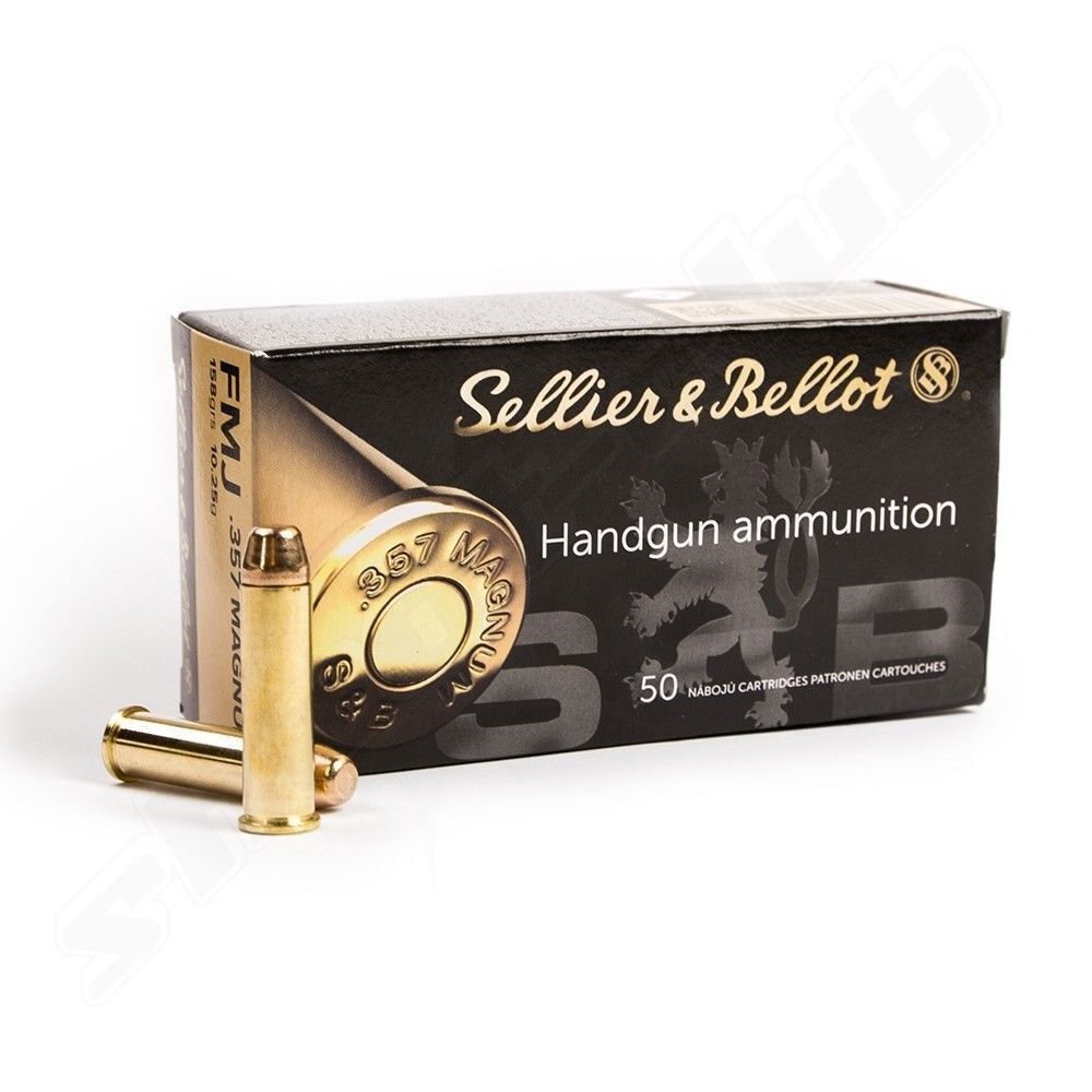 Sellier & Bellot .357Mag. FMJ 10,24g/ 158gr - 50 Stk