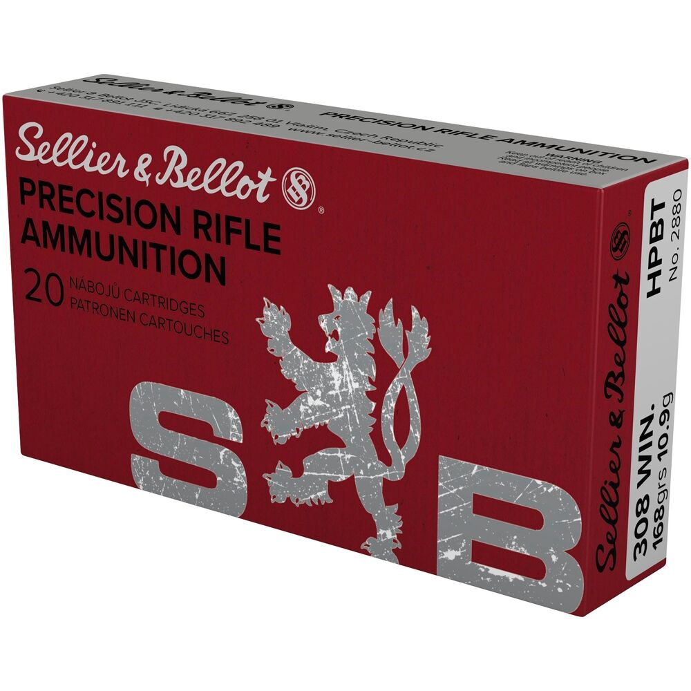 Sellier & Bellot OTM HPBT - 168grs. im Kaliber .308Win