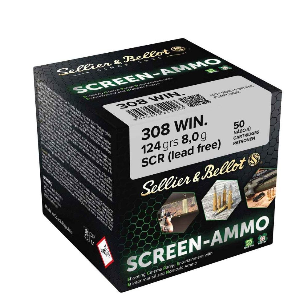 Sellier & Bellot Screen SCR Zink 124grs. Kaliber .308Win