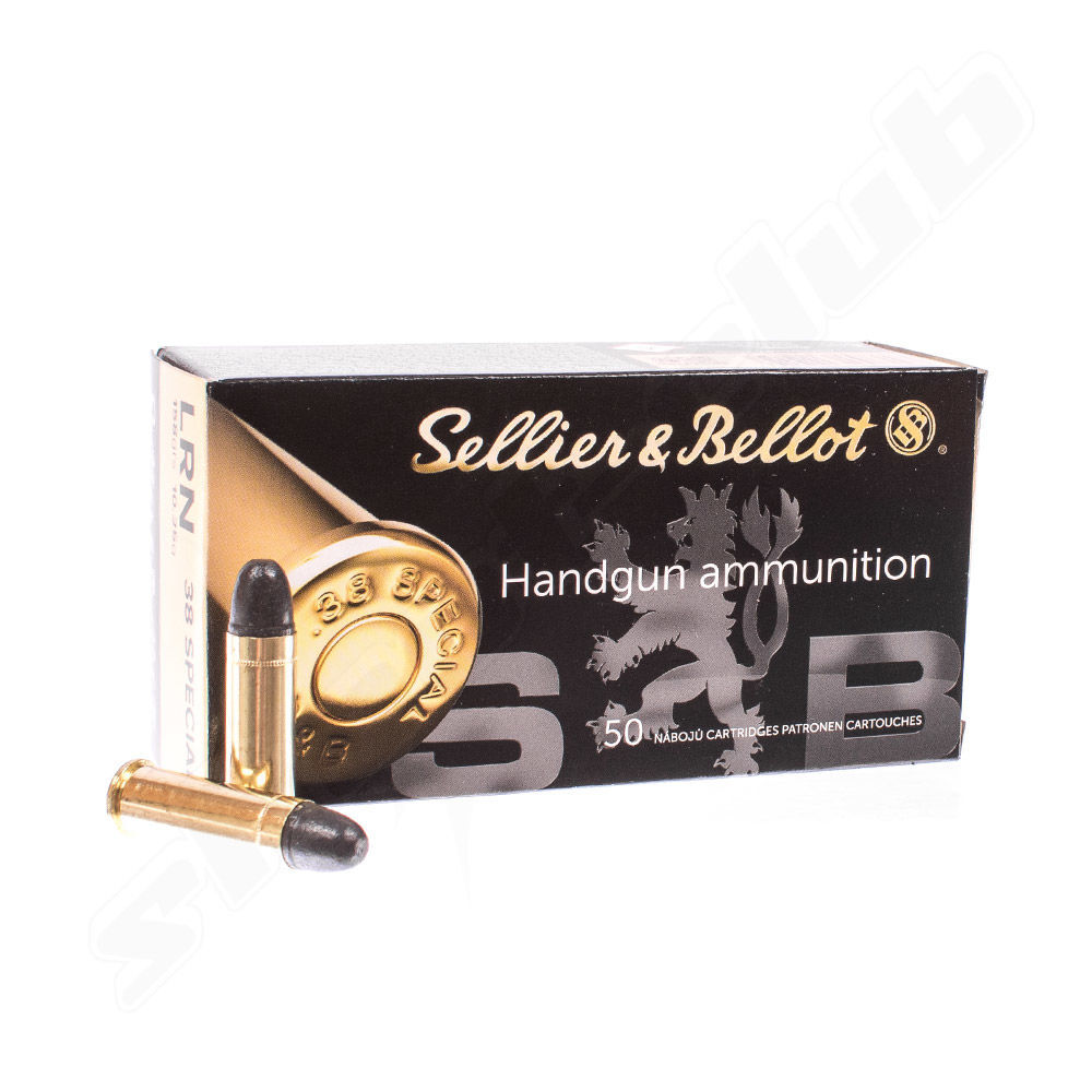 Sellier & Bellot LRN - 158grs - Kal. .38Special - 50 Stck