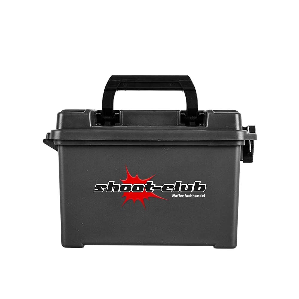 Shoot-Club Ammo Box Munitionskiste Kunststoff 35x18x22 cm Schwarz