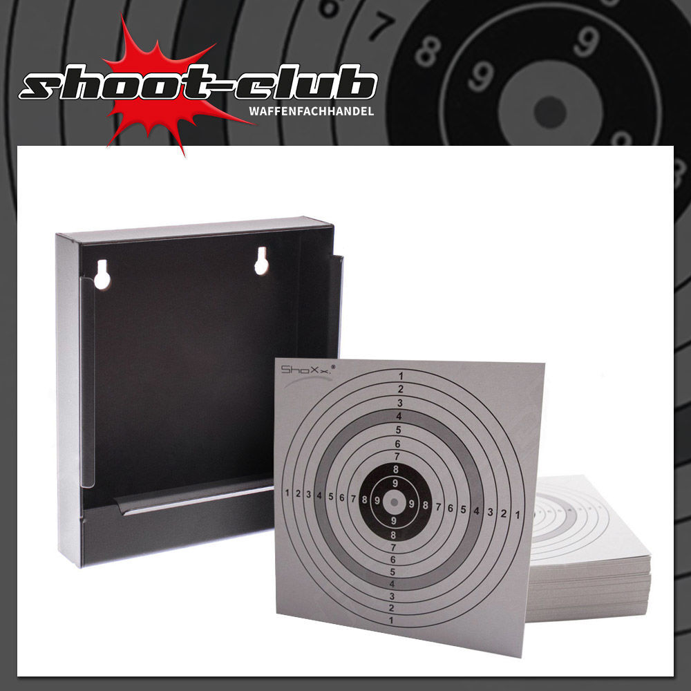 Shoot Club Spar Set Kugelfang 100 Zielscheiben