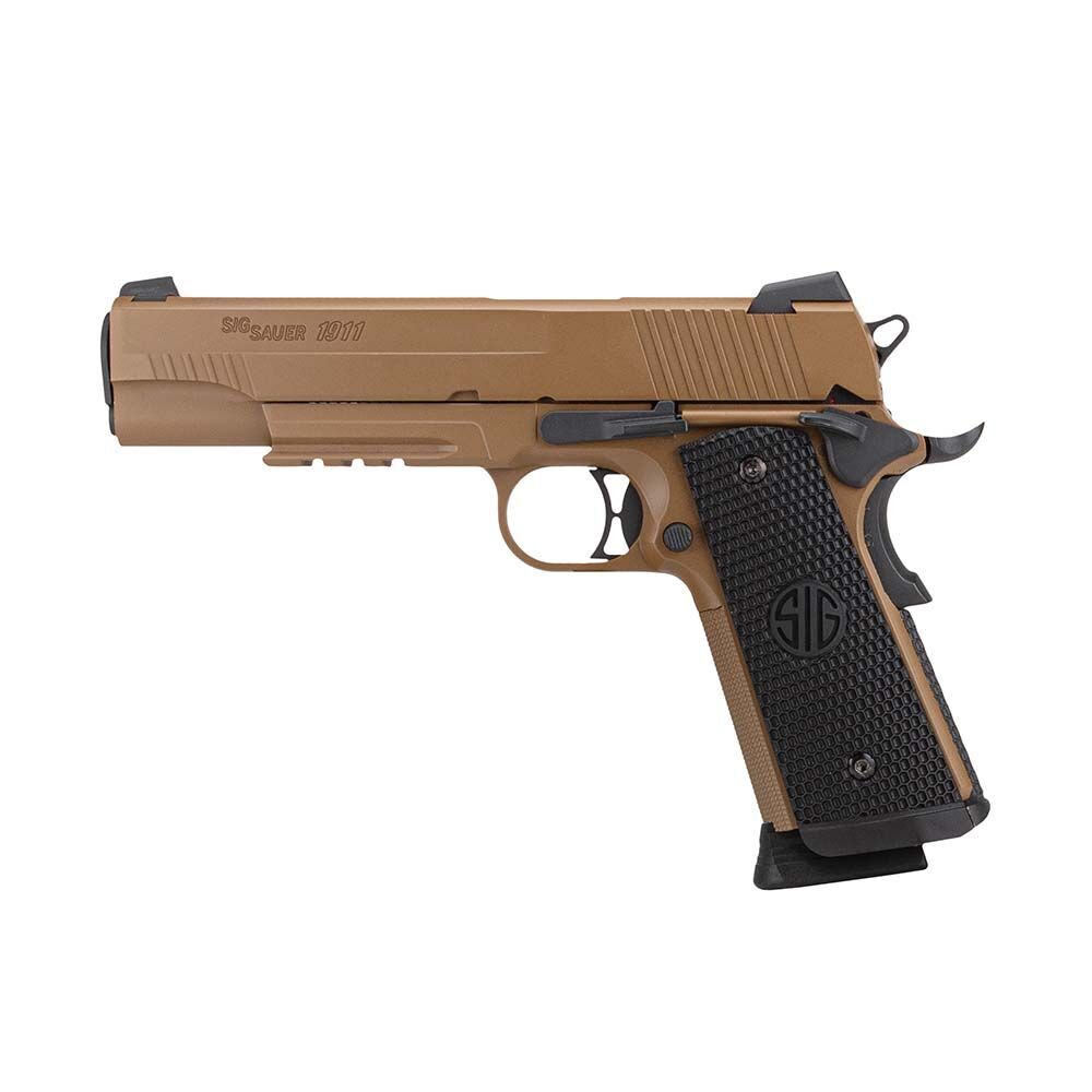 Sig Sauer 1911 Emperor Scorpion CO2 Pistole mit Blow Back .4,5 mm BB Coyote Tan