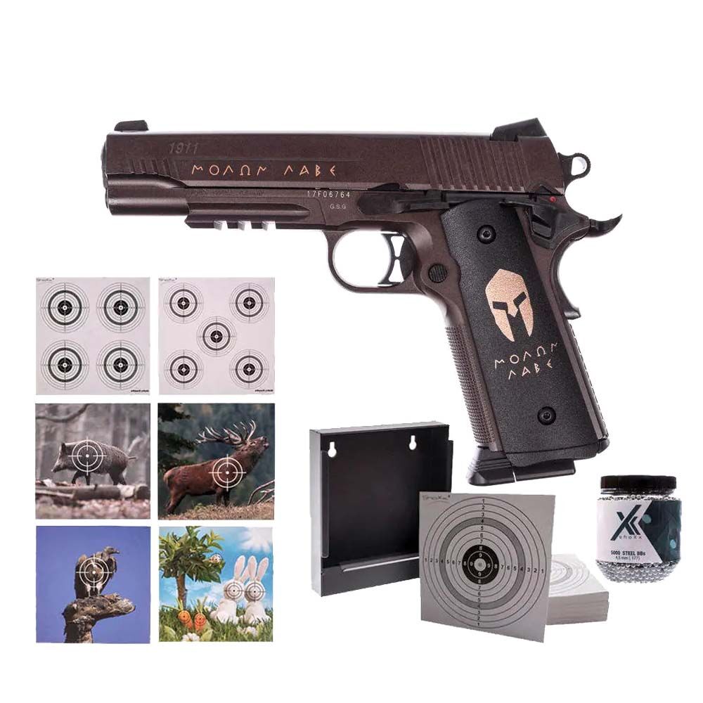 Sig Sauer 1911 Spartan CO2 Pistole 4,5 mm BBs - Zielscheiben-Set