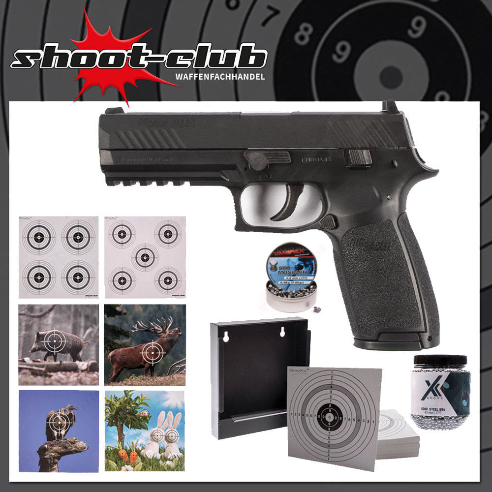 Sig Sauer Co2 Pistole P320 4 5mm Bbs Diabolo Co2 Waffen Set