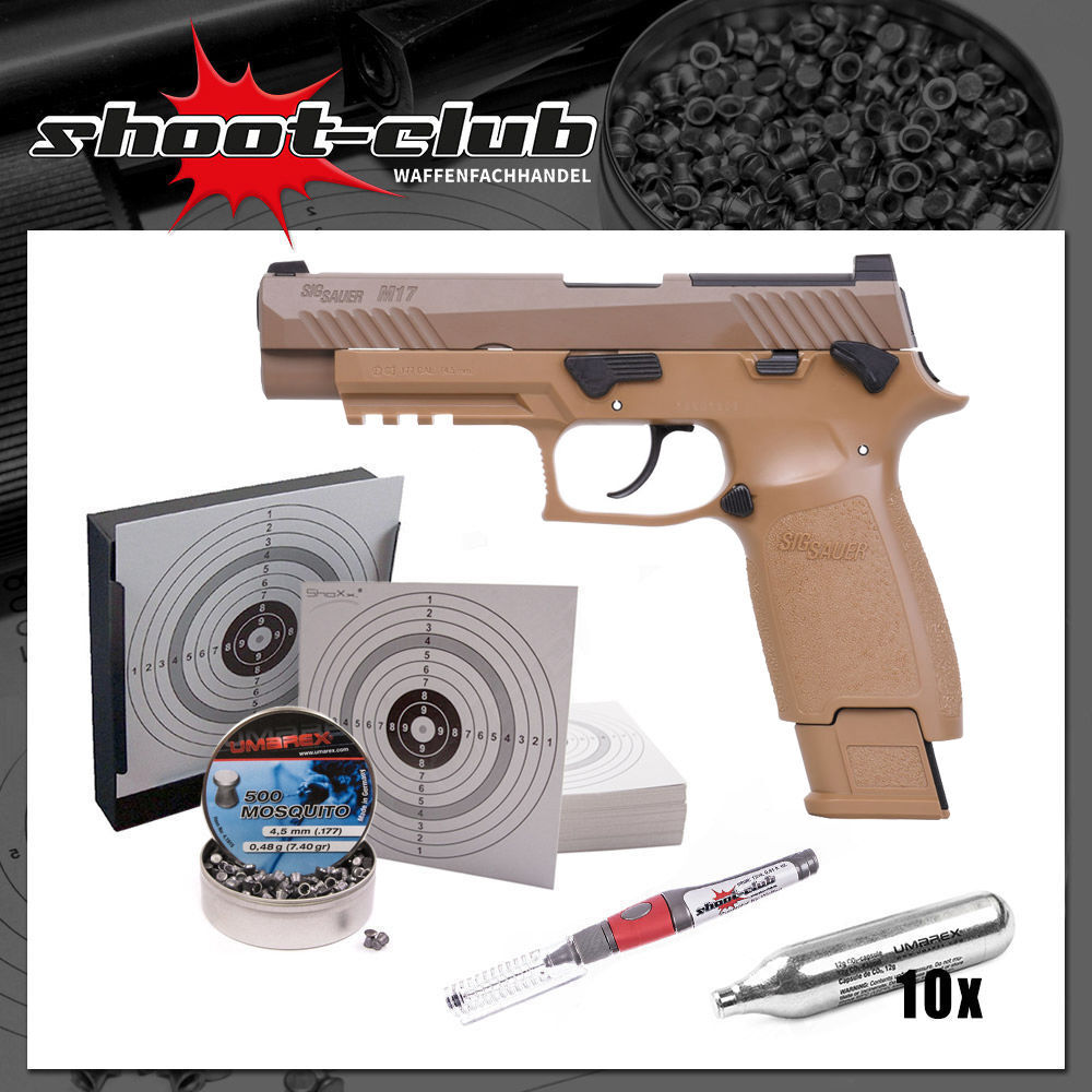 Sig Sauer P320 M17 Co2 Pistole 4 5mm Diabolos Im Set