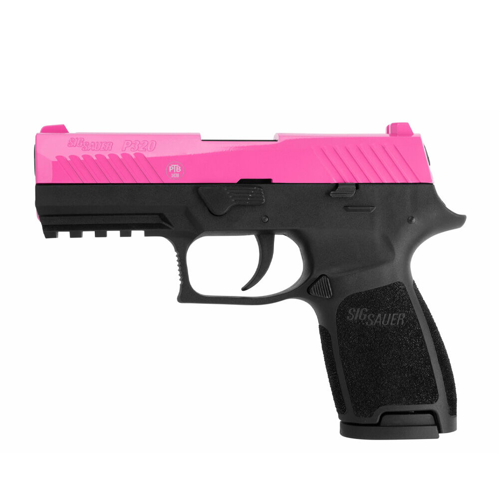 Sig Sauer P320 Schreckschusspistole im Kaliber 9 mm P.A.K. Pink Schwarz