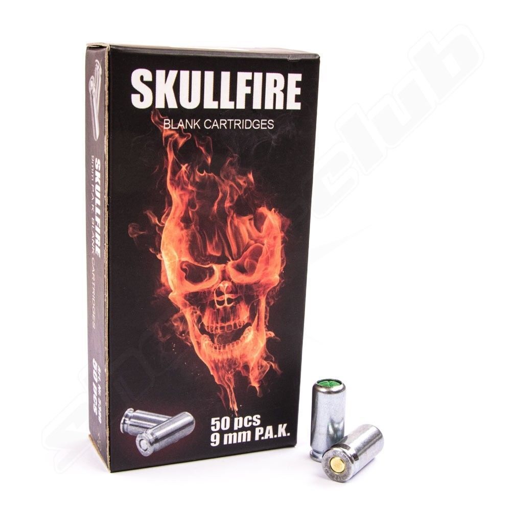 Skullfire Platzpatronen Kal. 9mm P.A.K. - 50 Stk.