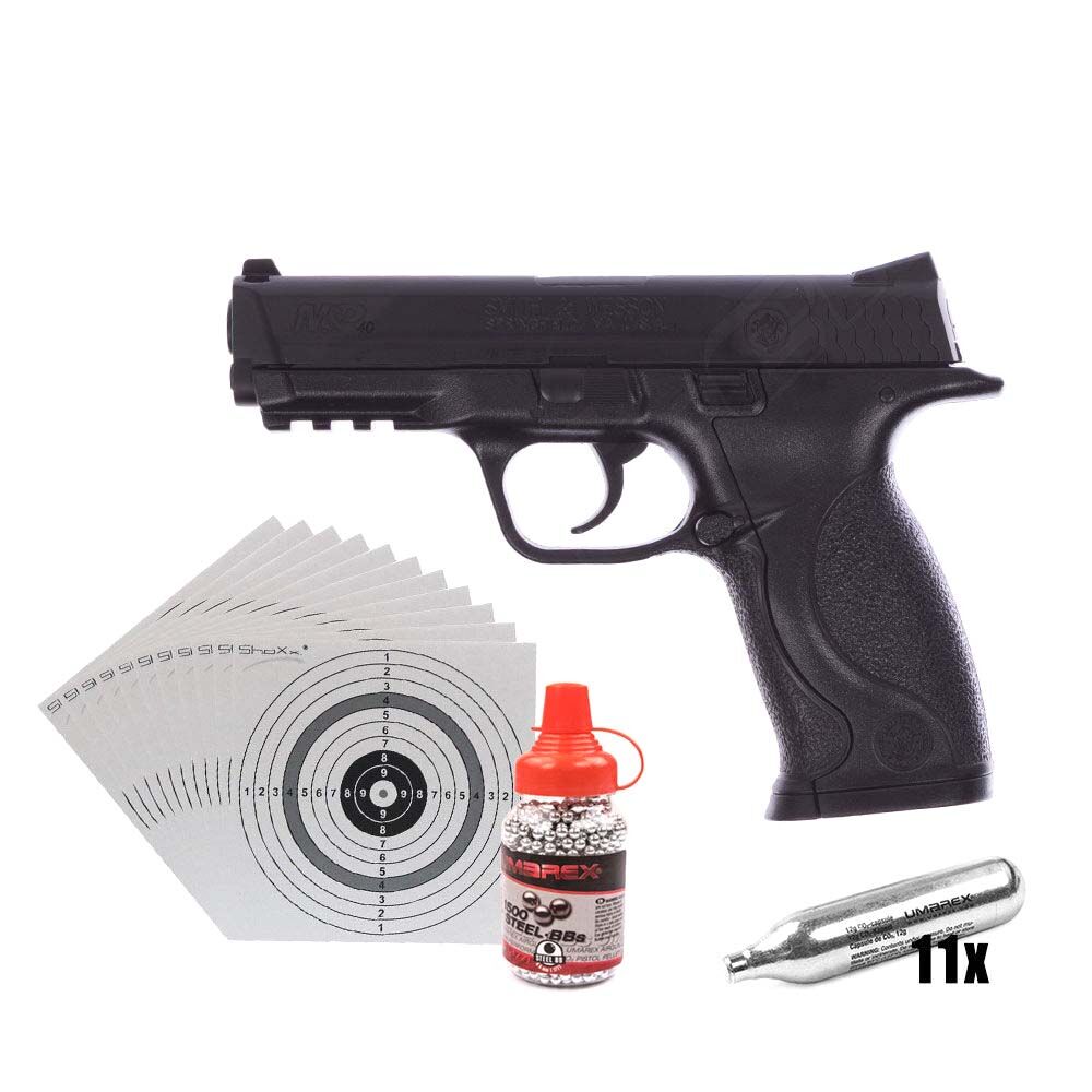 Smith & Wesson M&P 40 4,5 mm - CO2 Pistolen Set