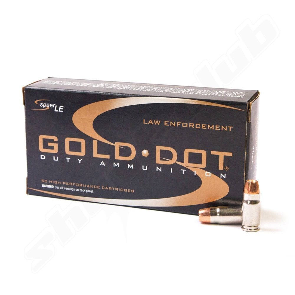 Speer Lawman Gold Dot Hollow Point 9mm - 50 Stk.