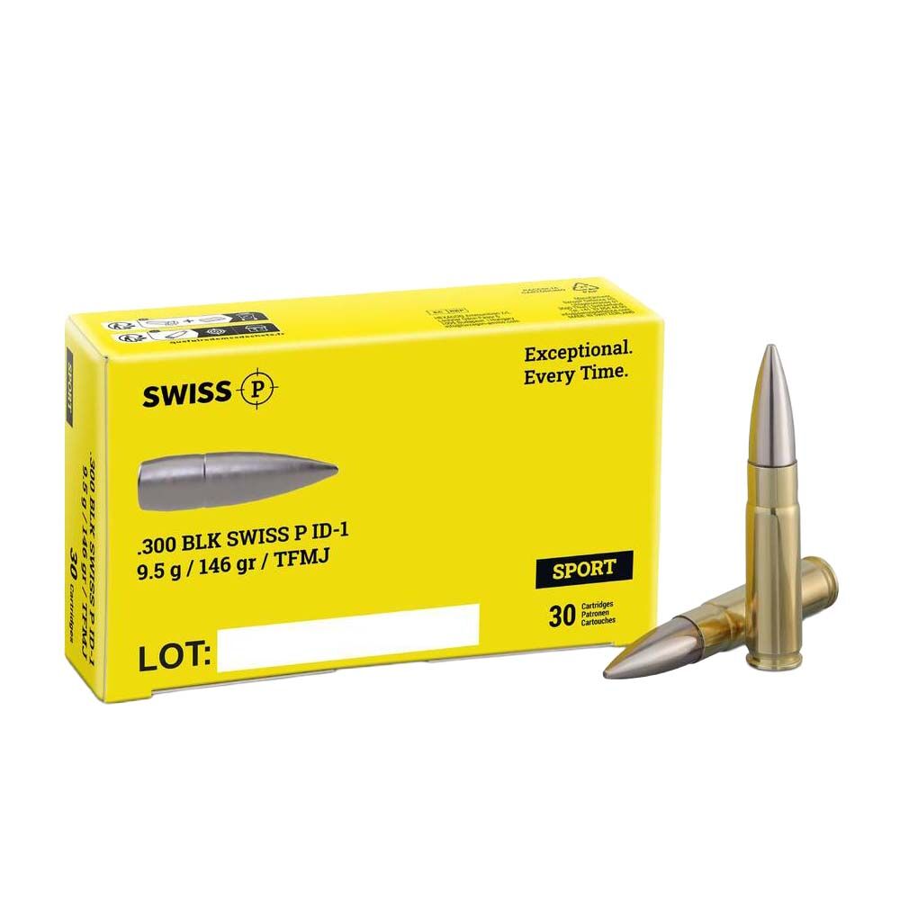 Swiss P B�chsenpatronen .300 BLK ID-1 TFMJ 9,5 g / 146 gr