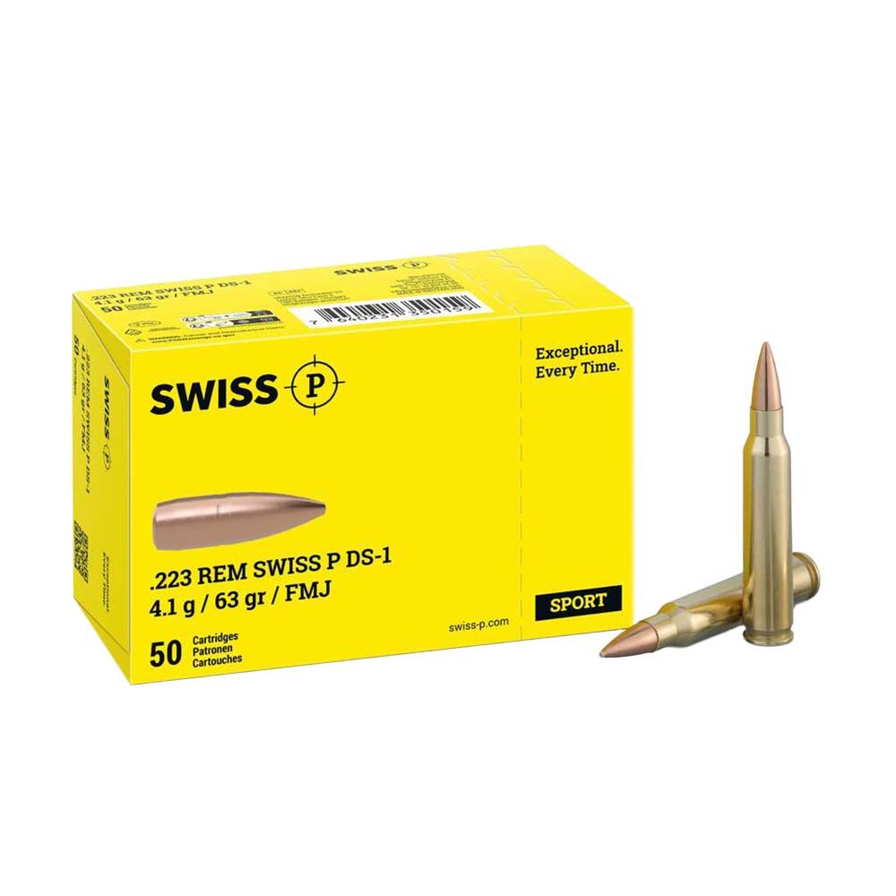 Swiss P B�chsenpatronen DS-1 .223 Rem  4,1g   50 Stk