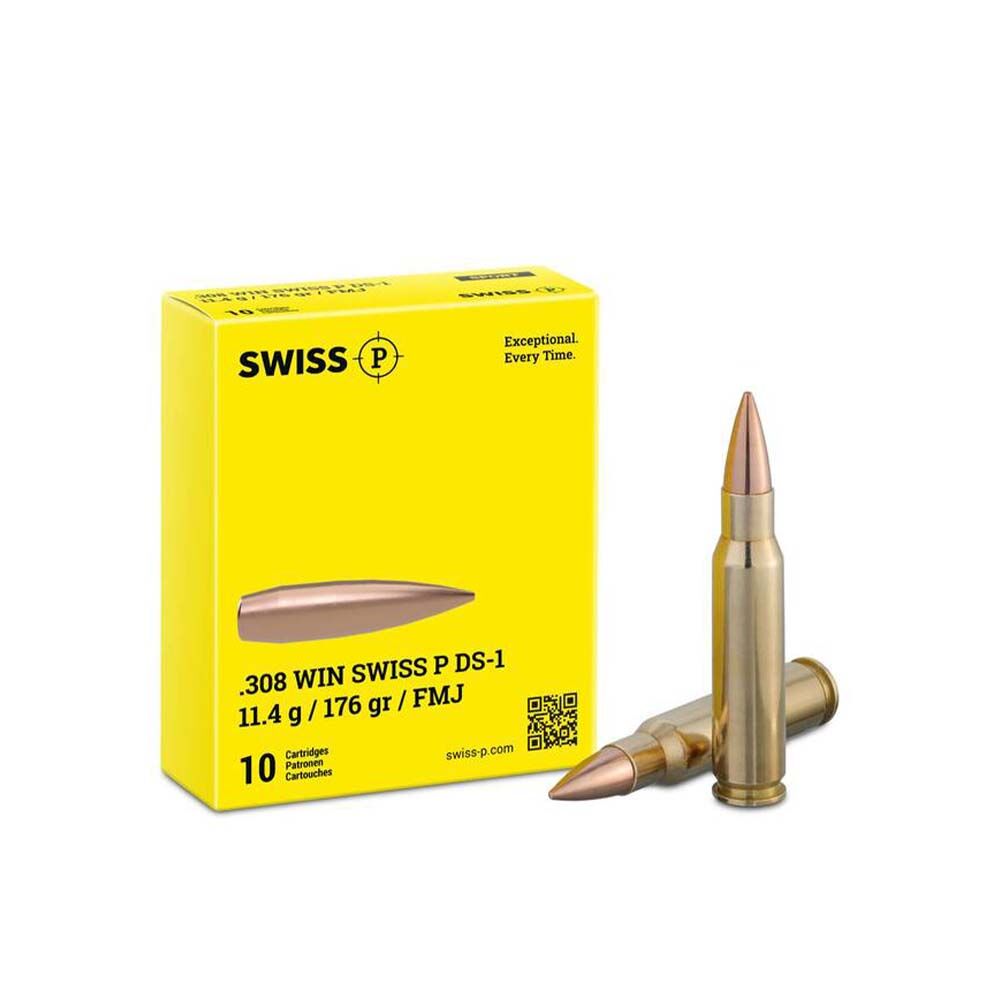 Swiss P DS-1 B�chsenpatronen .308 Win 11,4 g 10 St�ck