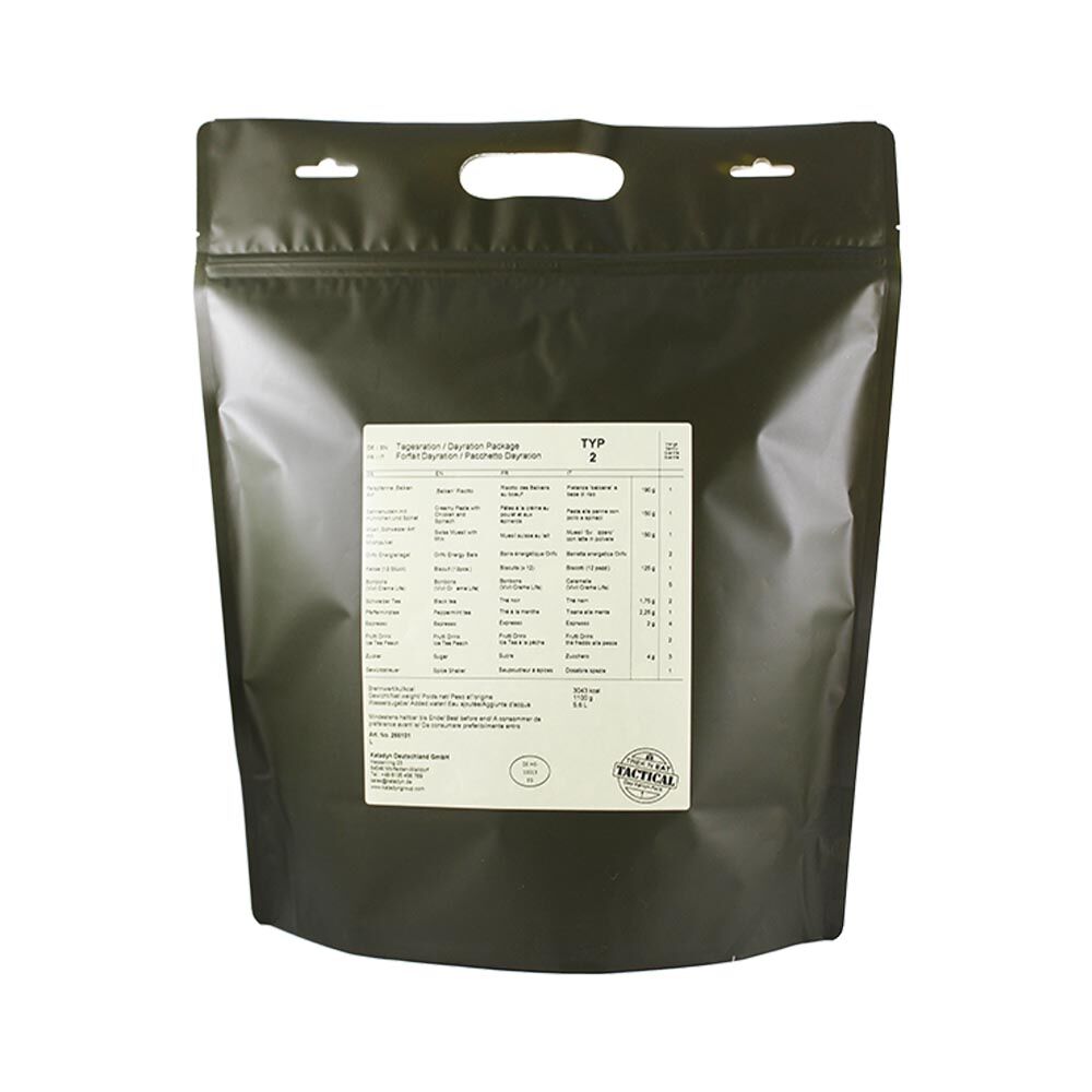 TREK'N EAT Day Ration Pack Typ 2 989g Tagesration mit Sahnenudeln und Reispfanne