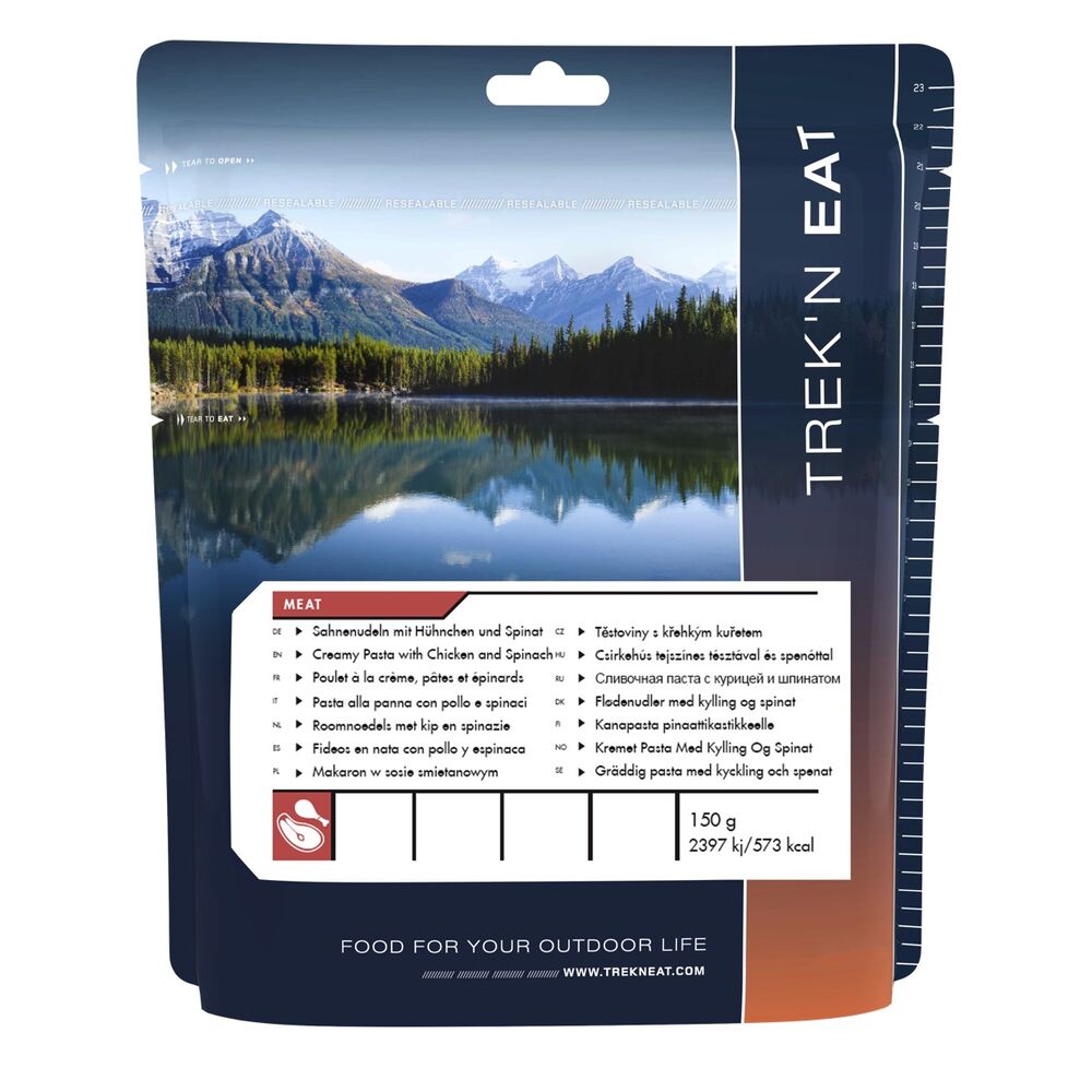TREK'N EAT Sahnenudeln mit Hhnchen und Spinat 150g