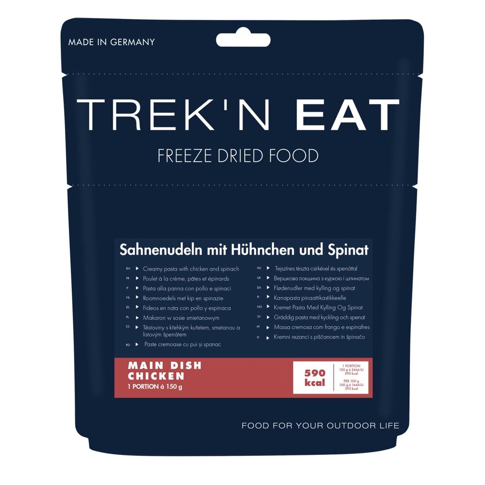 TREK'N EAT Sahnenudeln mit H�hnchen und Spinat 150g