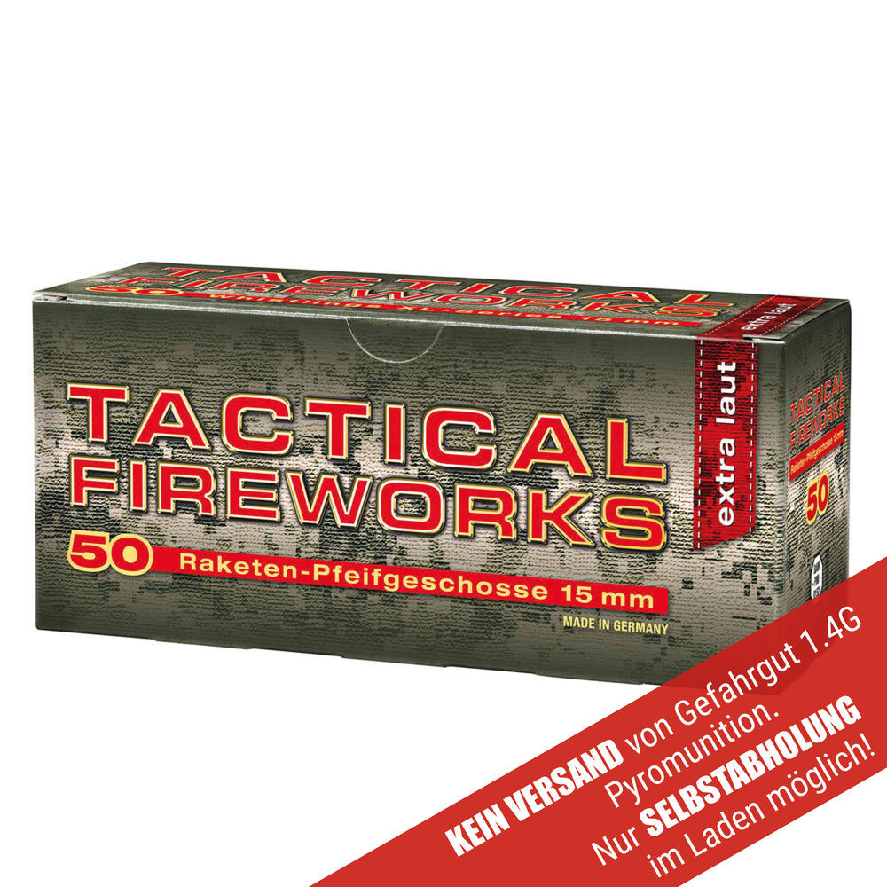 Tactical Fireworks Whistle 50 Schuss Kaliber 15mm