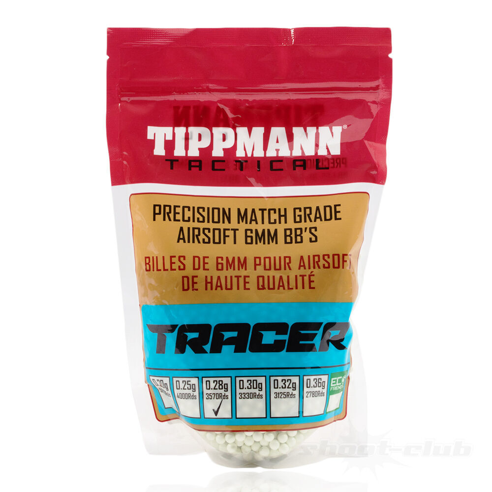Tippmann Tactical Tracer 6mm BB Airsoft 1kg 3.750 Stck Off White