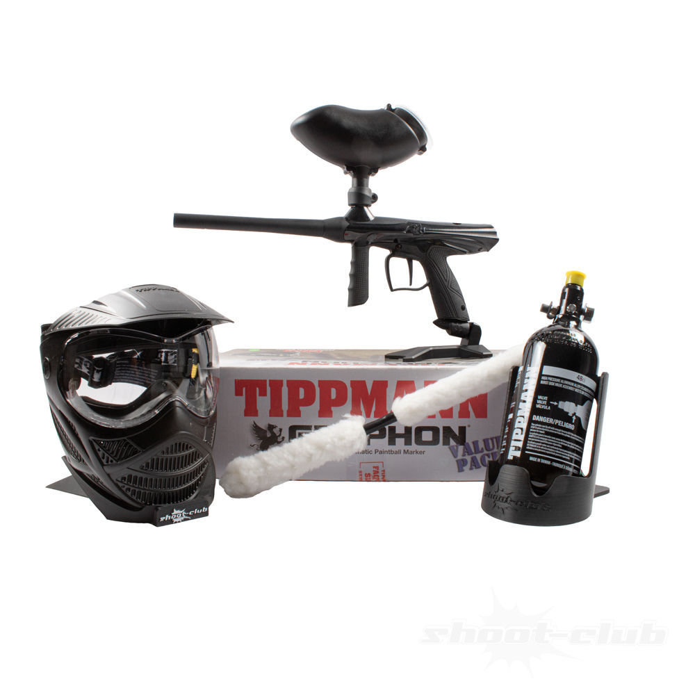 Tippmann Value Sparpaket inkl. Gryphon Paintball Markierer, Maske uvm