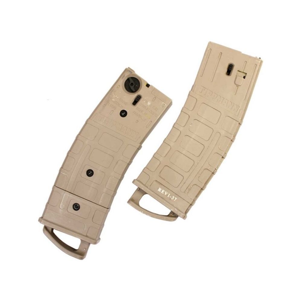 Magazine fr Tippmann TMC Magfed Paintball Markierer .68 2er Pack tan Bild 2