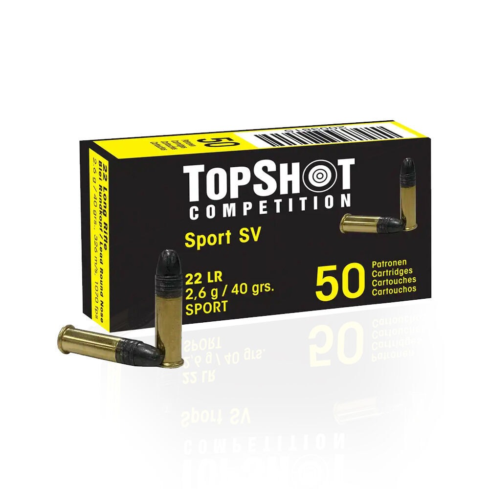 TopShot Competition Sport SV Black Edition .22 lfb 40 grs 50 Schuss