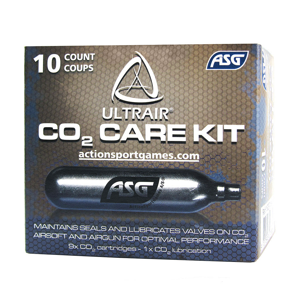 ULTRAIR CO2 Care Kit - 9x CO2 Kapsel 12g + 1x Wartungskapsel 12g
