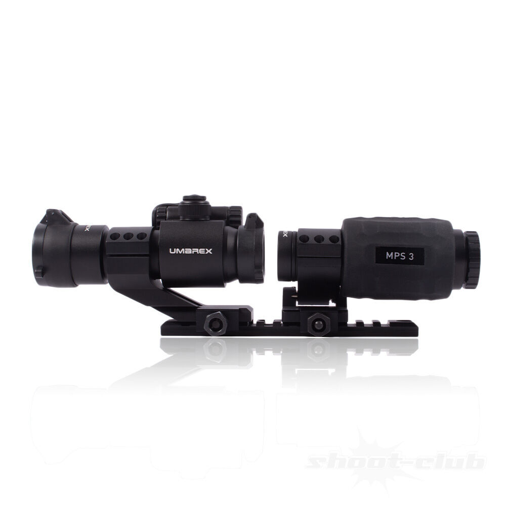 Umarex MPS 3 mit Point Sight PS22 und 3-fach Magnifier