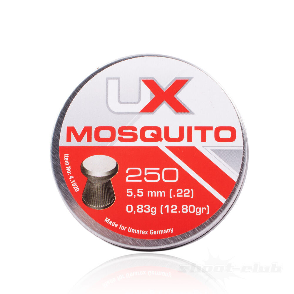 Umarex Mosquito Flachkopf-Diabolos - 5,5mm - 250 Schuss