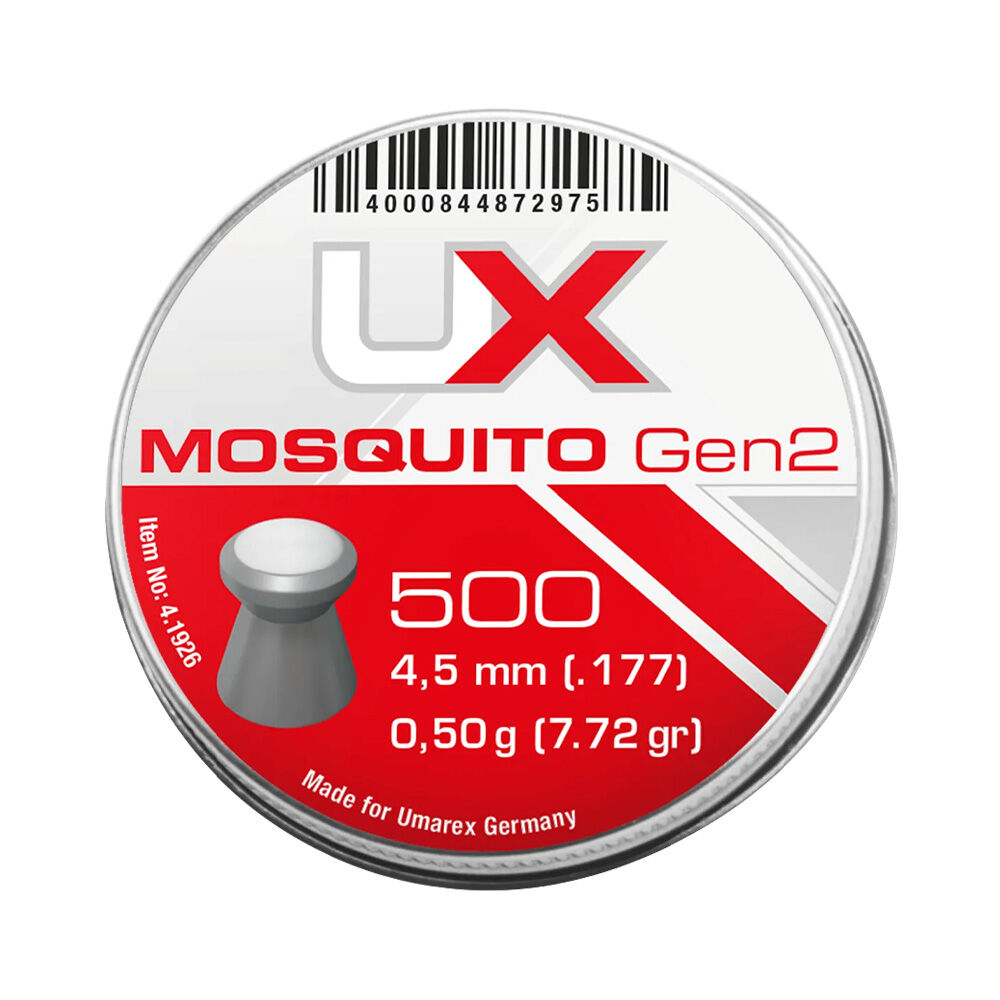 Umarex Mosquito Gen2 Flachkopf Diabolos glatt 4,5mm 500 Schuss