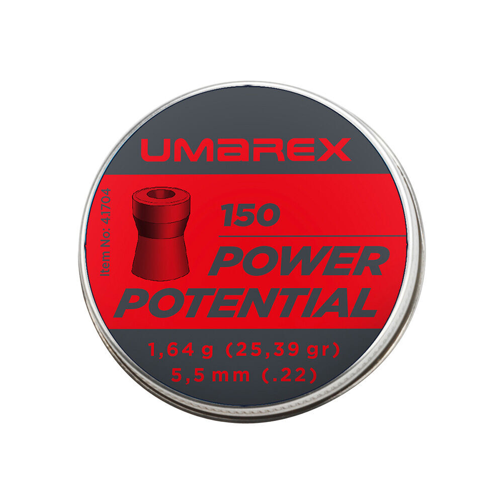 Umarex Power Potential Diabolos Flachkopf .5,5 mm 1,64 g - 150 Stck/ Dose