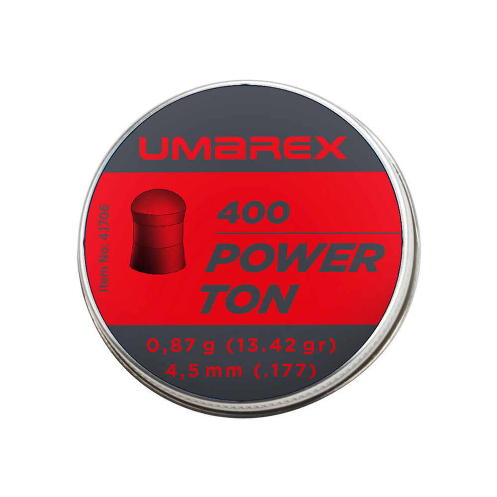 Umarex Power Ton Diabolos Rundkopf Kaliber 4,5 mm 0,87 g - 400 Stück/ Dose