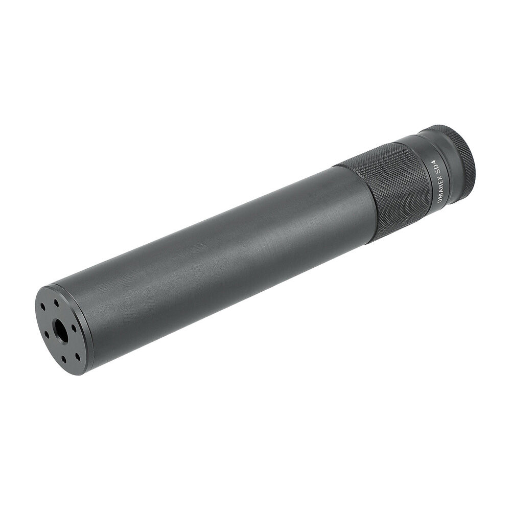 Umarex SD4 Silencer Schalldmpfer 4,5mm 5,5mm 6,35mm mit Adapter