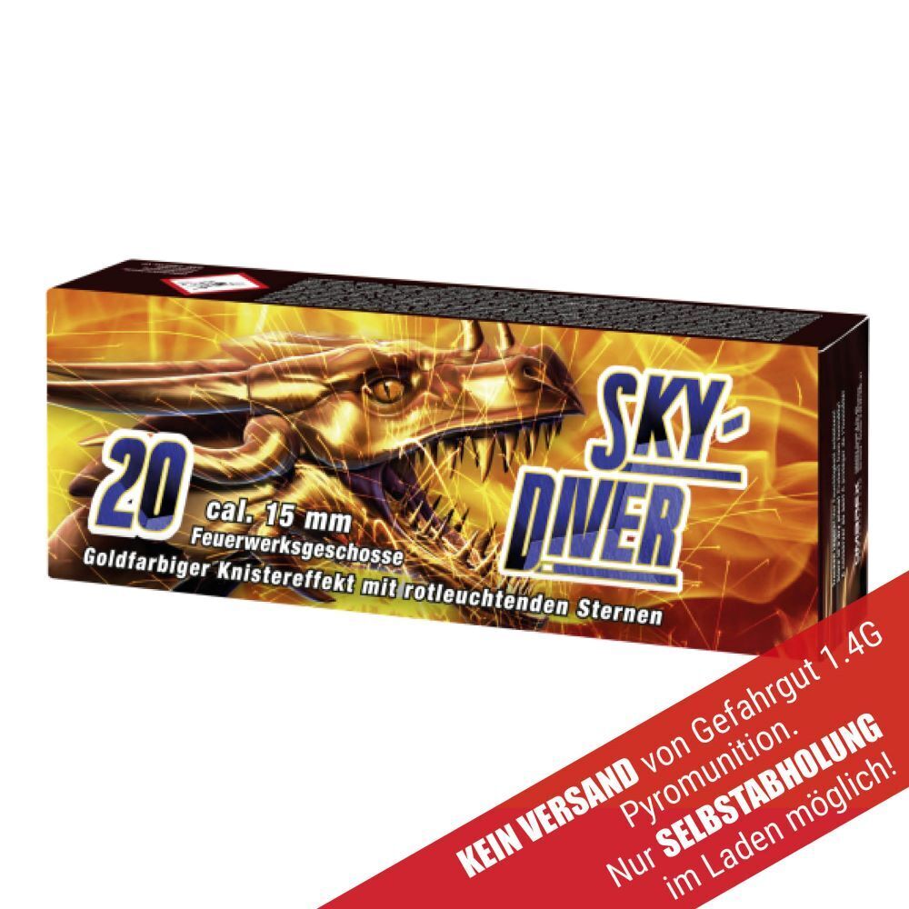 Umarex Sky Diver Pyromunition .15mm fr Schreckschusswaffen